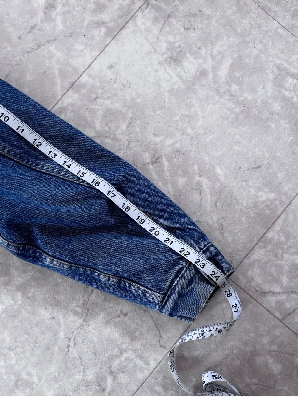 Vtg. Tier III Levis Sherpa Denim Jacket Mens Medium Blue Trucker Made USA 80s - Picture 6 of 12